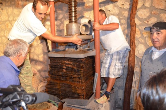 Traditional Olive Press