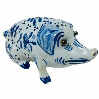 French Faience Pig