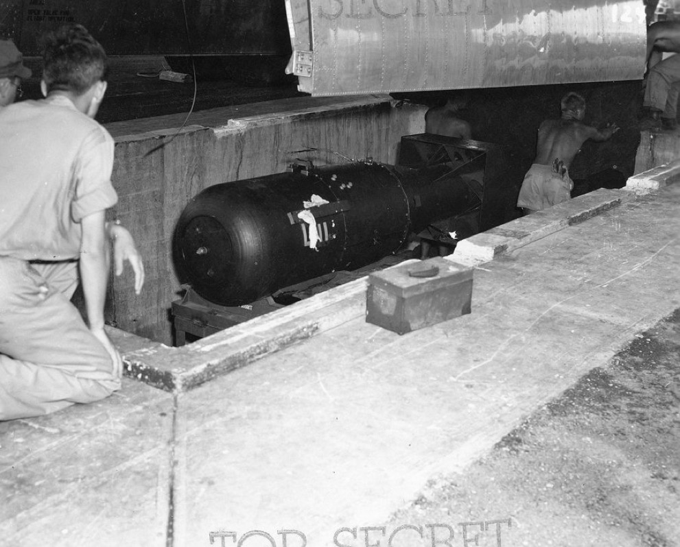 Little Boy Under Enola Gay