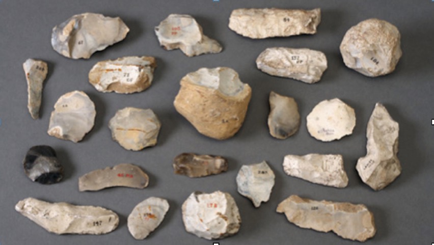 Mesolithic flint tools