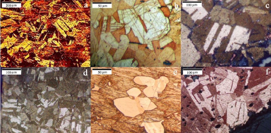 Microstructure of Copper Samples