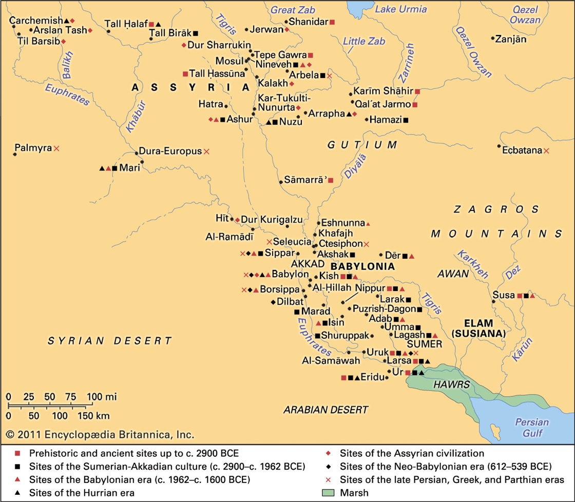 Sites of Mesopotamian History